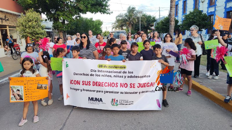 MARCHA POR LOS NIÑOS Y NIÑAS EN LA CARLOTA
