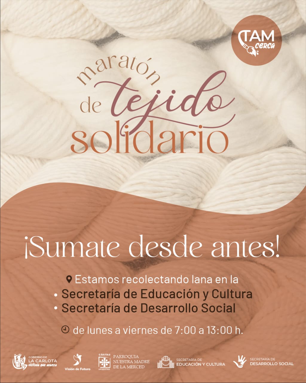 MARATON DE TEJIDO EN LA CARLOTA